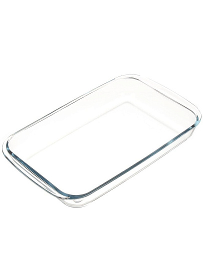 Форма для запекания стекло, 23.8х39.5х5 см, 3 л, прямоугольная, Daniks