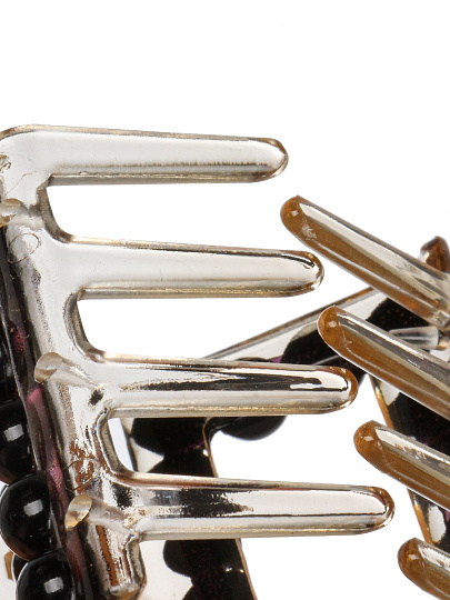 Заколка квадртаная с жемчугом, 5см, A110110