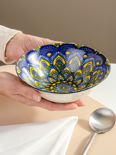 Салатник керамика, круглый, 18х7 см, Мантра, Y6-6014