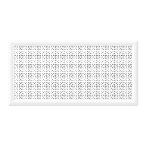 Экран для радиатора, МДФ, 600х1200 мм, белый, Дамаско, Стильный Дом, v546131