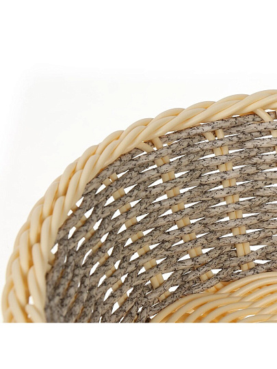 Корзина декоративная, 21х21 см, круглая, плетеная, Y4-5684