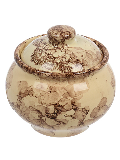 Горшок для запекания керамика, 0.5 л, Псковский Гончар, Паутинка, НХП-ПС-050, ПГ072-00092881