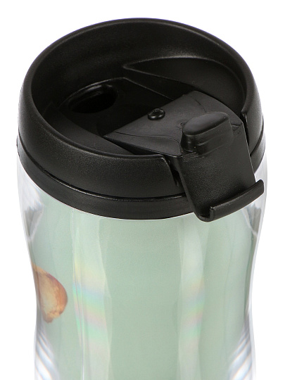 Термокружка пластик, 0.38 л, Daniks, колба пластик, YYCF001-dg