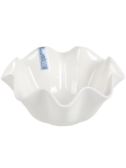 Салатник фарфор, фигурный, 21х10 см, 0.95 л, Маршмеллоу, Nouvelle Home, 0530157