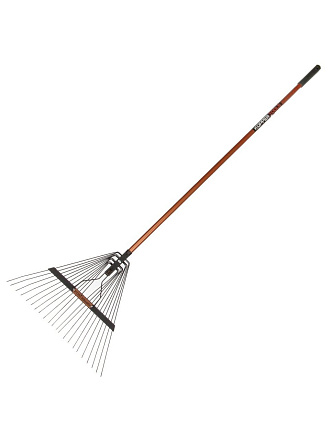 Грабли веерные, 22 зуб, металл, 53 см, Kopper Tools, черенок дюралюминиевый, ФИ.076-01