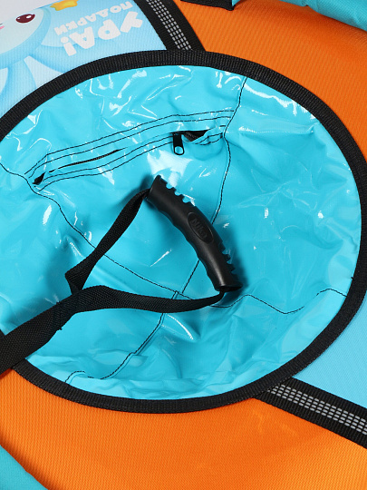 Санки-ватрушка Nika, Малышарики, 70 см, 70 кг, с буксировочным тросом, с ручками, ТБ1-70/МШ1