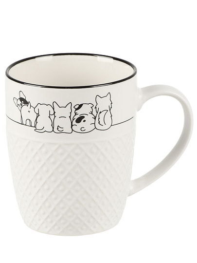 Кружка фарфор, 360 мл, Little puppies, Domenik, DMM034