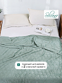 Плед 2-спальный, 180х200 см, велсофт жаккард, 100% полиэстер, Silvano, Lotus, зеленый, 180/006-LOT/LA - фото 3