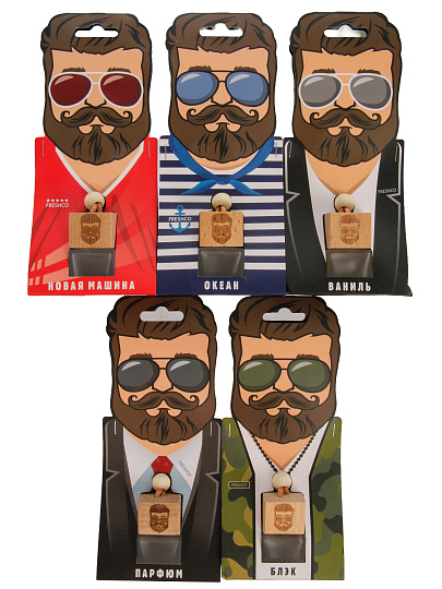 Ароматизатор в машину подвесной, бочонок, Freshco, ТМ MIX, в ассортименте, AR1TM205