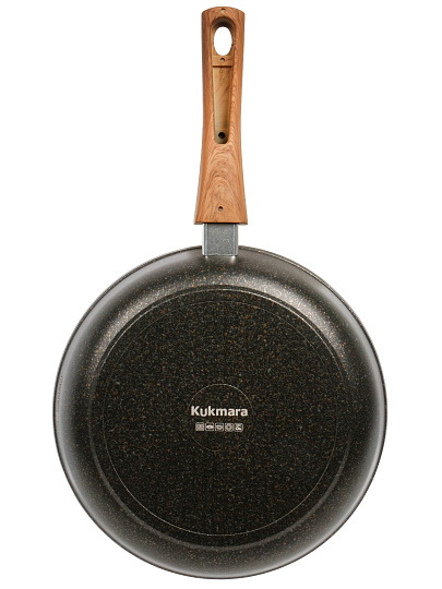Сковорода алюминий, 26 см, антипригарное покрытие, Kukmara, Granit Ultra Induction original, съемная ручка, индукция, сгоиш262а