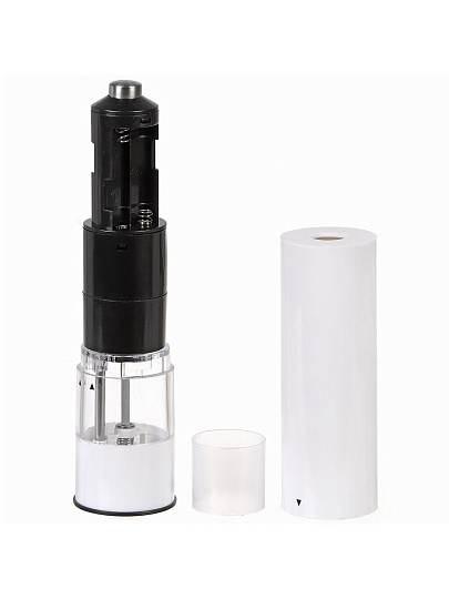 Электрическая мельница пластик, 22.5 см, для специй, белая, Y4-6198