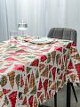 Скатерть 144х200 см, 100% хлопок, 170 г/м2, Merry christmas - фото 2