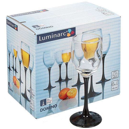 Рюмка Luminarc Domino, 70 мл 4 шт, H8166