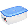 Контейнер пищевой пластик, 5.1 л, прямоугольный, с таймером, 10820800