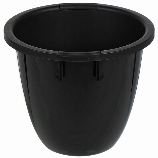 Кашпо пластик, 2.3 л, 24х24х16.1 см, в ассортименте, Эльфпласт, Lace, 572