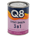 Грунт-эмаль Formula Q8, по ржавчине, алкидная, белая, 0.8 кг