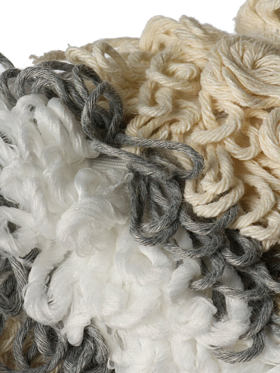 Сменный блок для швабры хлопок, 44х13 см, плоский, прямоугольный, серо-белый, York, Эко Натурал, 081680