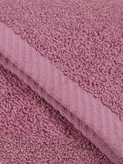 Полотенце банное 50х90 см, 100% хлопок, 380 г/м2, Грация, Silvano, темный/сухая роза, Узбекистан, AI-3105030