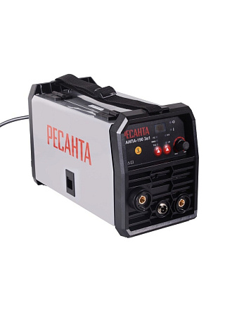 Сварочный аппарат инверторный, Ресанта, САИПА-190, 6 кВт, 190 А, проволока, полуавтоматическая сварка, 3в1 (MIG/MAG)
