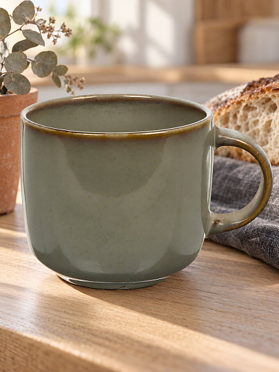 Кружка керамика, 325 мл, Индиго, 9.2х8.5 см, B060979, в ассортименте