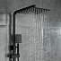 Душевая система для ванны, Frap, с картриджем, черная, F24802-6 - фото 3