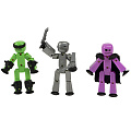 Фигурки Stikbot, Off the Grid Raptus, 3 шт, TST614R