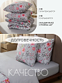 Постельное белье 2-спальное, простыня 200х220 см, 2 наволочки 50х70 см, пододеяльник 175х215 см, Silvano, поплин, Цветы, Цветы 22/411-PC/SLV - фото 3