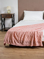 Плед 1.5-спальный, 130х170 см, вязаный, 100% полиэстер, Silvano, Теплые объятия, розовый, однотонный, A120037 - фото 7