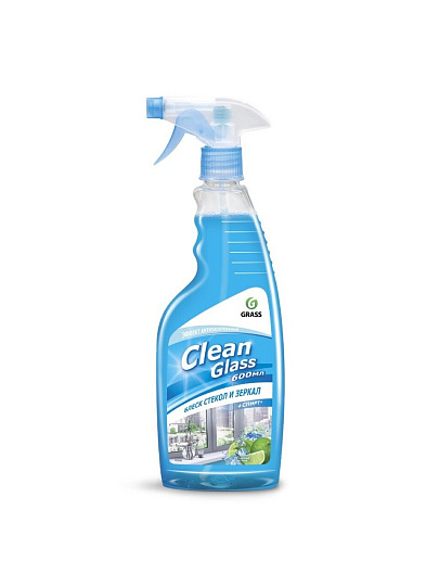 Средство для стекол и зеркал Grass, Clean Голубая лагуна, 600 мл, 125247