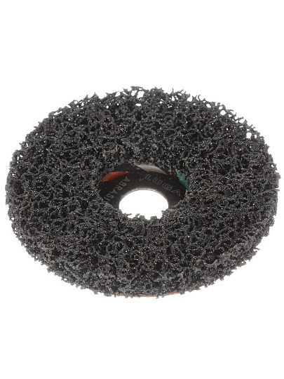 Круг шлифовальный LugaAbrasiv, диаметр 125 мм, посадочный диаметр 22.23 мм, зернистость 80, черный, коралловый, мягкий