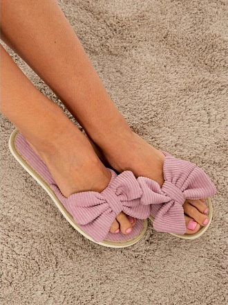 Тапки для женщин, розовые, р. 40-41, открытые, Forio, 125-8882Ф