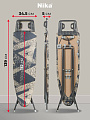 Доска гладильная 112х34.5 см, Белль-Классик 3, подставка для утюга, гладильный рукав, встроенная розетка, удлинитель 1.6 м, Nika, БКТЗ, в ассортименте - фото 3