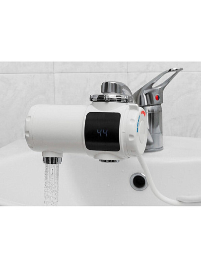 Водонагреватель электрический, проточный, Unipump, BEF-019A, до +60 °C, съемный, 3 кВт