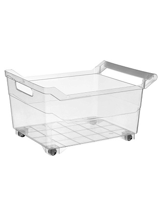 Контейнер для хранения универсальный, 26 л, 40х30х22 см, бесцветный, IDIland, Air, 231300501/00