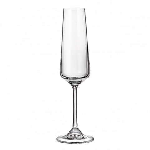 Бокал для шампанского, 160 мл, стекло, 2 шт, Bohemia, Corvus, 91L/1SC69/0/00000/160-264