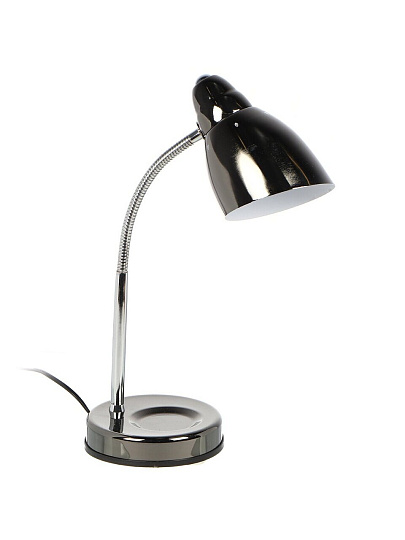 Светильник настольный на подставке, E27, 60 Вт, черный, абажур черный, SPE17156-11, Б/УП