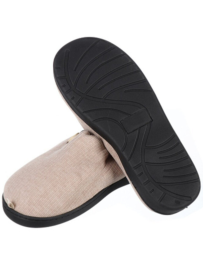 Тапки для мужчин, коричневые, р. 42-43, закрытые, вязаные, A210054