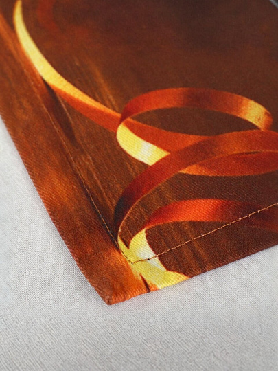 Скатерть 145х180 см, 100% хлопок, Праздничный стол Бокалы шампанского, AI-1504046