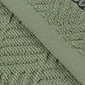 Полотенце кухонное махровое, 30х50 см, 450 г/м2, 100% хлопок, Barkas, Листопад, зеленое, Узбекистан - фото 3
