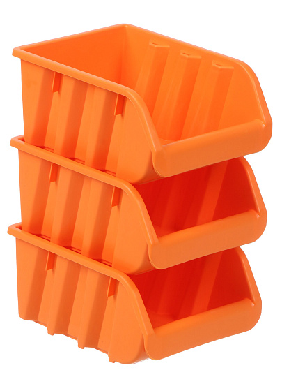 Ящик для метизов, 16х11.5х7.5 см, пластик, Bartex, набор 3 шт