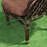 Мебель садовая Мальдивы, кофейная, стол, 55х55х56 см, 2 кресла, 1 диван, подушка коричневая, 110 кг, 114х71х72 см, IND01 - фото 10