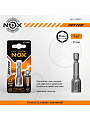 Ключ-насадка для кровельных саморезов, Nox, 8х48 мм, магнитный адаптер, блистер - фото 3