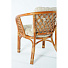 Мебель садовая Багама 01/16 NEW К (стол, диван, кресло 2 шт), цвет коньяк с подушками из рогожки - фото 6