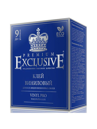 Клей для виниловых обоев, Exclusive, Proffesional, 250 г, 00020