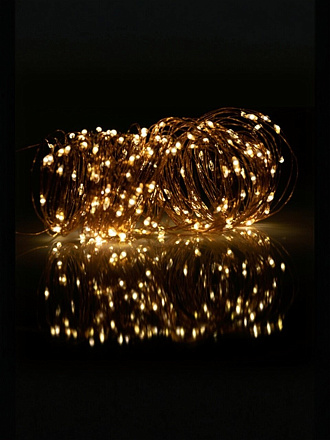 Гирлянда садовая ФАZА, SLR-G03-100Y, на солнечной батарее, наземная, пластик, нить, желтая