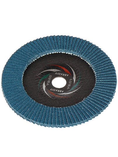 Круг лепестковый торцевой КЛТ1 для УШМ, LugaAbrasiv, диаметр 180 мм, посадочный диаметр 22 мм, зернистость ZK40, шлифовальный