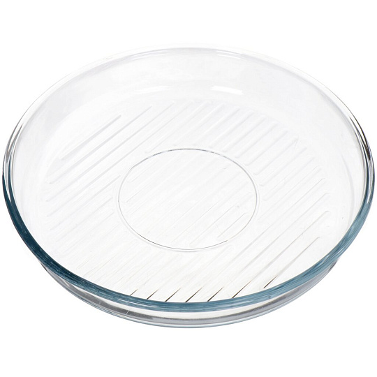 Форма для запекания стекло, 32х32х5 см, 2.95 л, круглая, Borcam, 59544