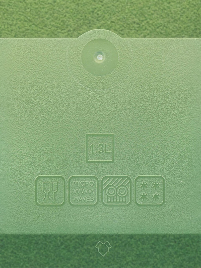 Набор емкостей пластик, 1.3 л, 3 шт, в ассортименте, прямоугольный, для продуктов, Darel, Трио, 40402