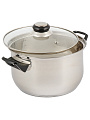 Кастрюля нержавеющая сталь, 3.8 л, крышка стекло, DNN1, SD-A19-20/SD-A19-6-20 - фото 4