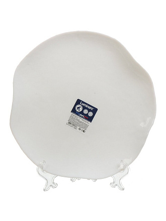 Тарелка десертная, стеклокерамика, 22.5 см, фигурная, Galeo White, Luminarc, V9421